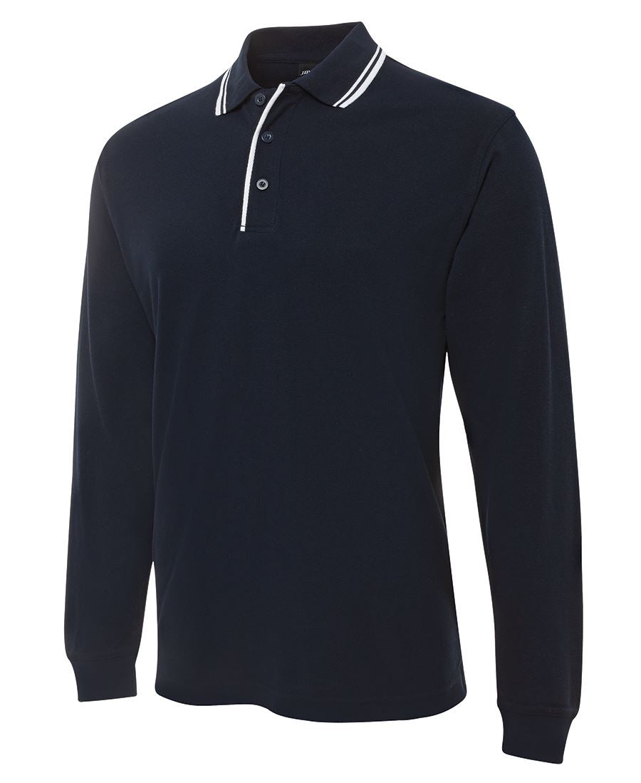 JBs Long Sleeve Contrast Polo