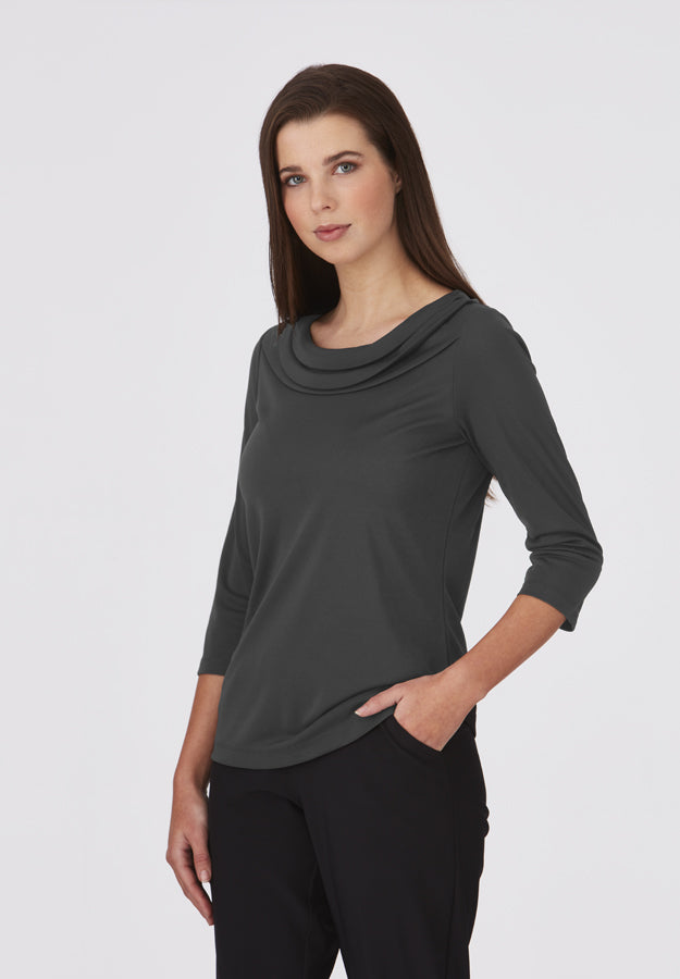 Womens Eva Knit 3/4 Sleeve Top