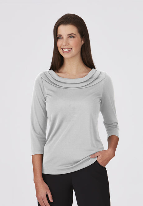 Womens Eva Knit 3/4 Sleeve Top