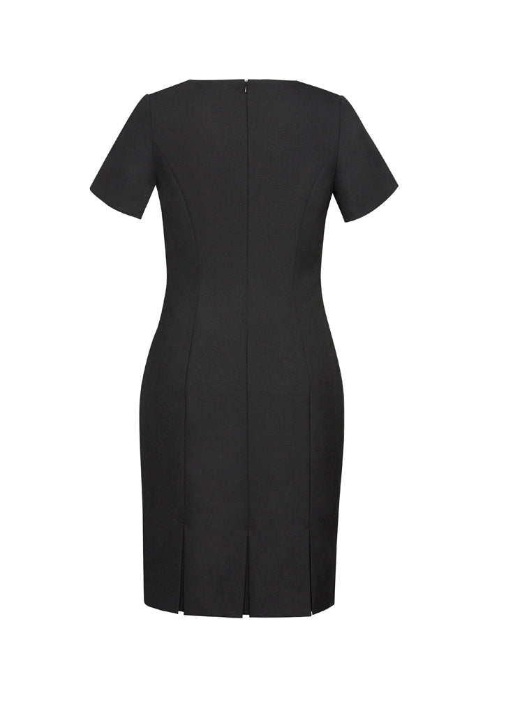 Wool Stretch Shift Dress