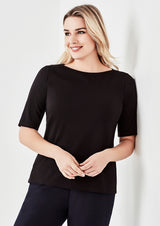 Camille Womens Short Sleeve Top