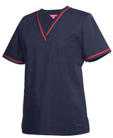 JBs Womens Contrast Scrub Top