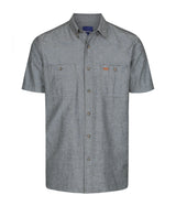 Gloweave Mens Chambray Short Sleeve Shirt