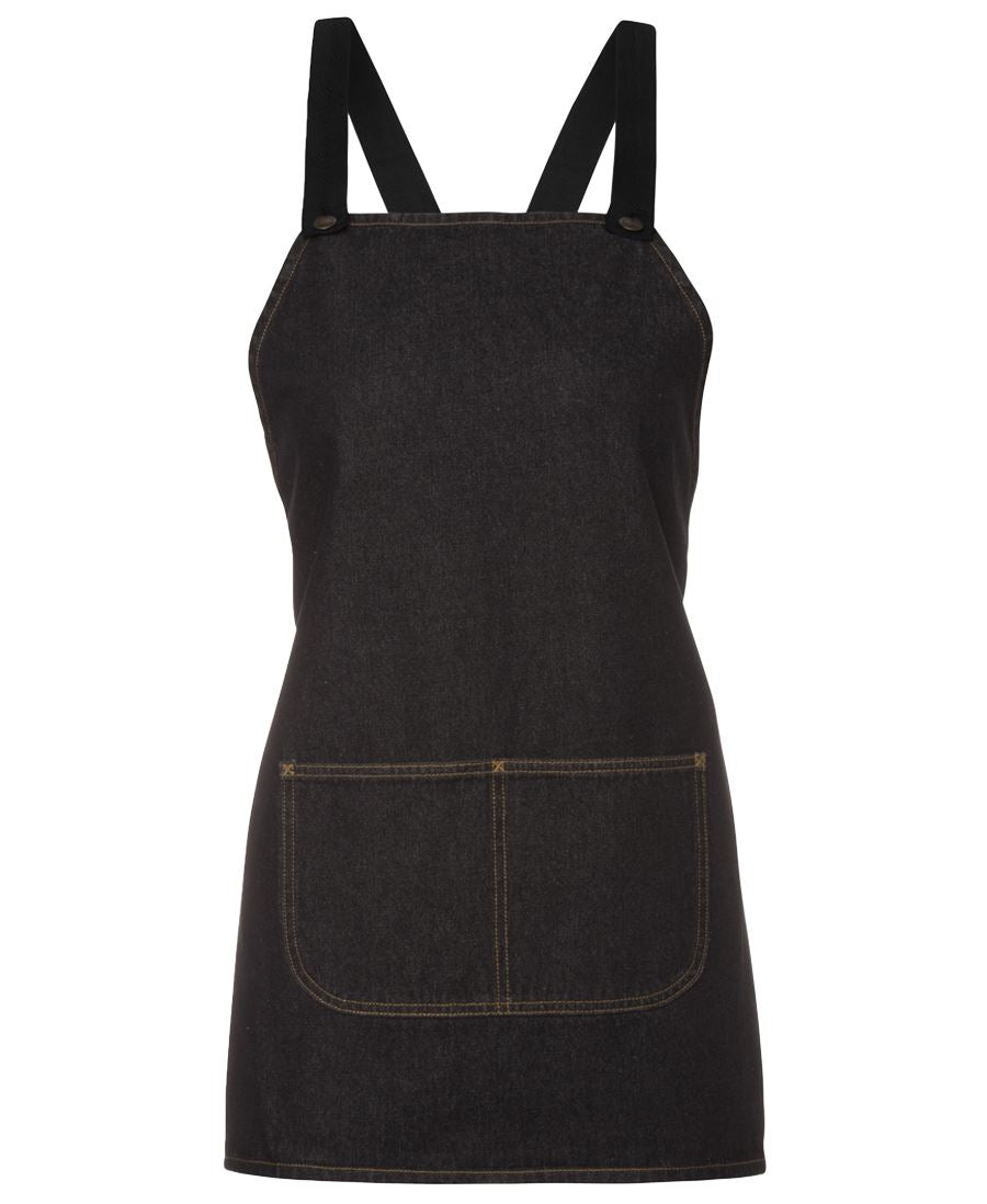 JBs Cross Back Denim Bib Apron (No Straps)