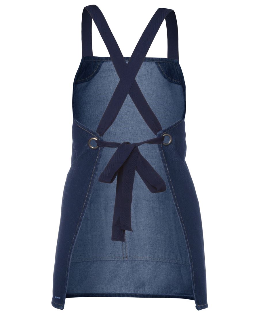 JBs Cross Back Denim Bib Apron (No Straps)