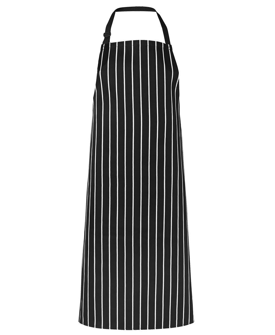 JBs Striped Bib Apron (No Pocket)