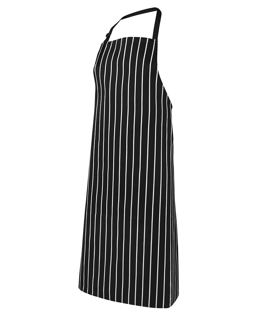 JBs Striped Bib Apron (No Pocket)