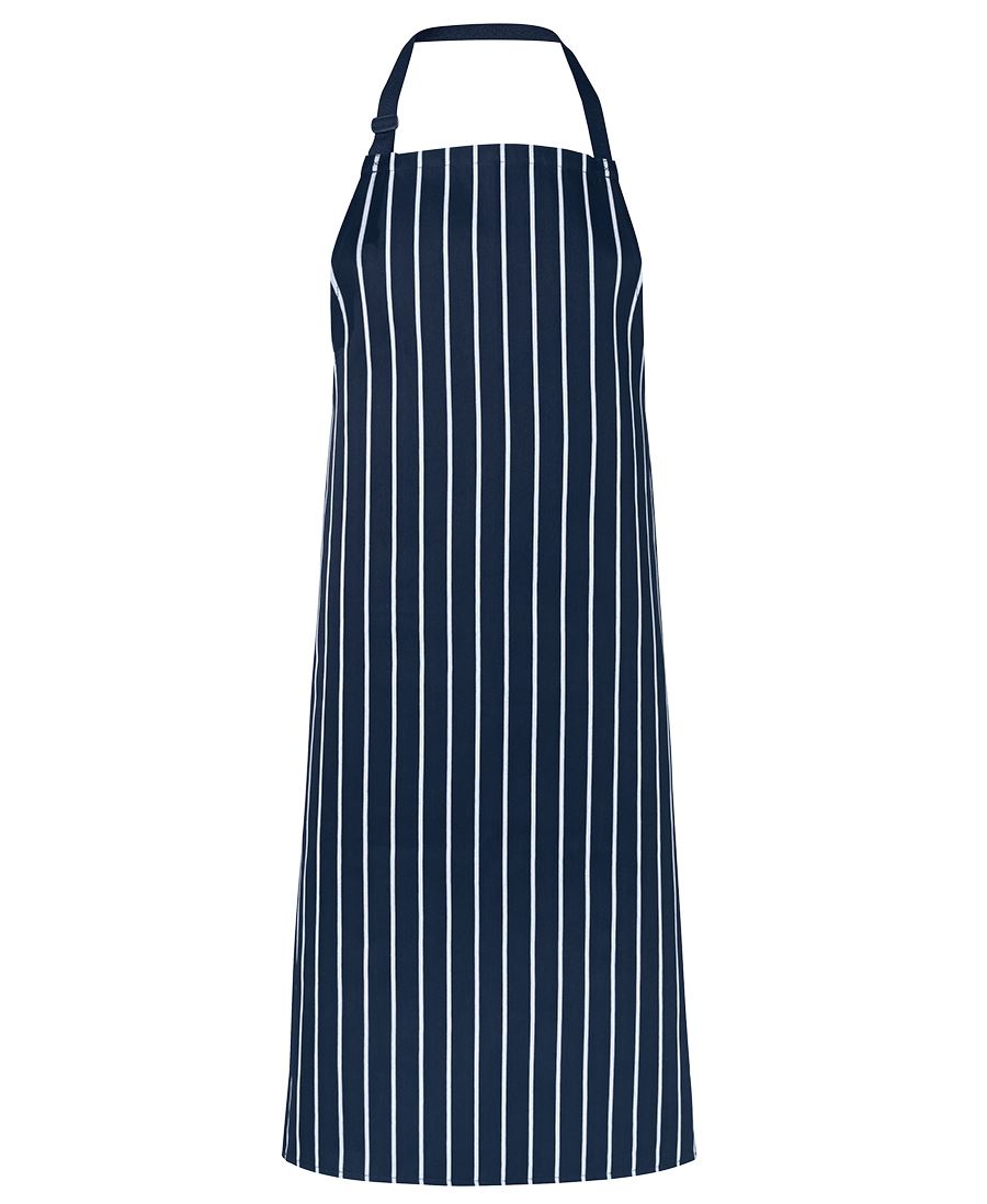 JBs Striped Bib Apron (No Pocket)