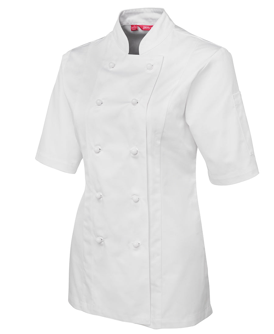 JBs Womens Short Sleeve Chef Jacket