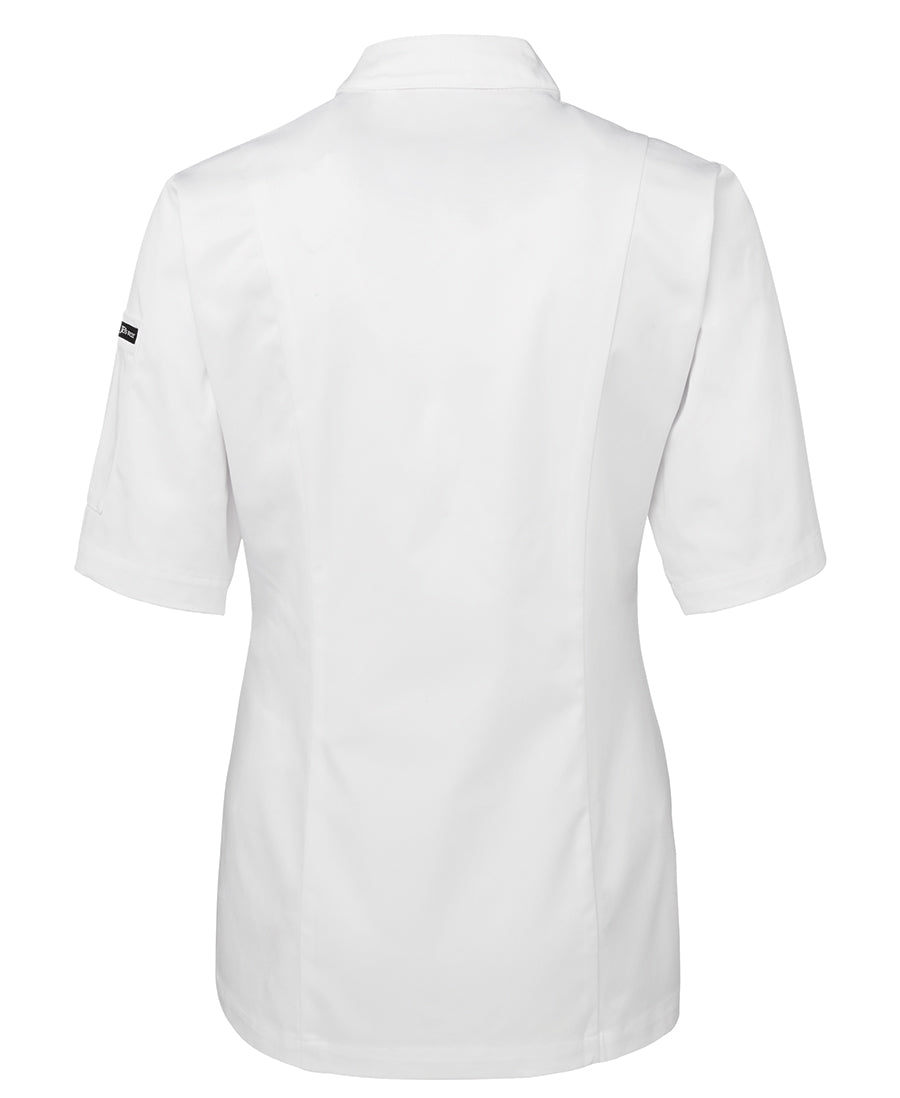 JBs Womens Short Sleeve Chef Jacket