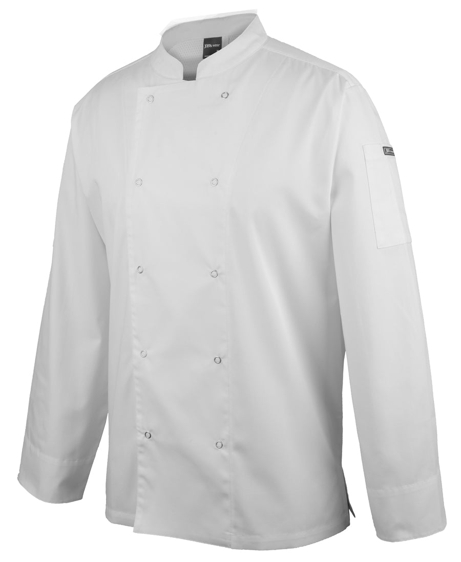 JBs Snap Button Long Sleeve Chef Jacket