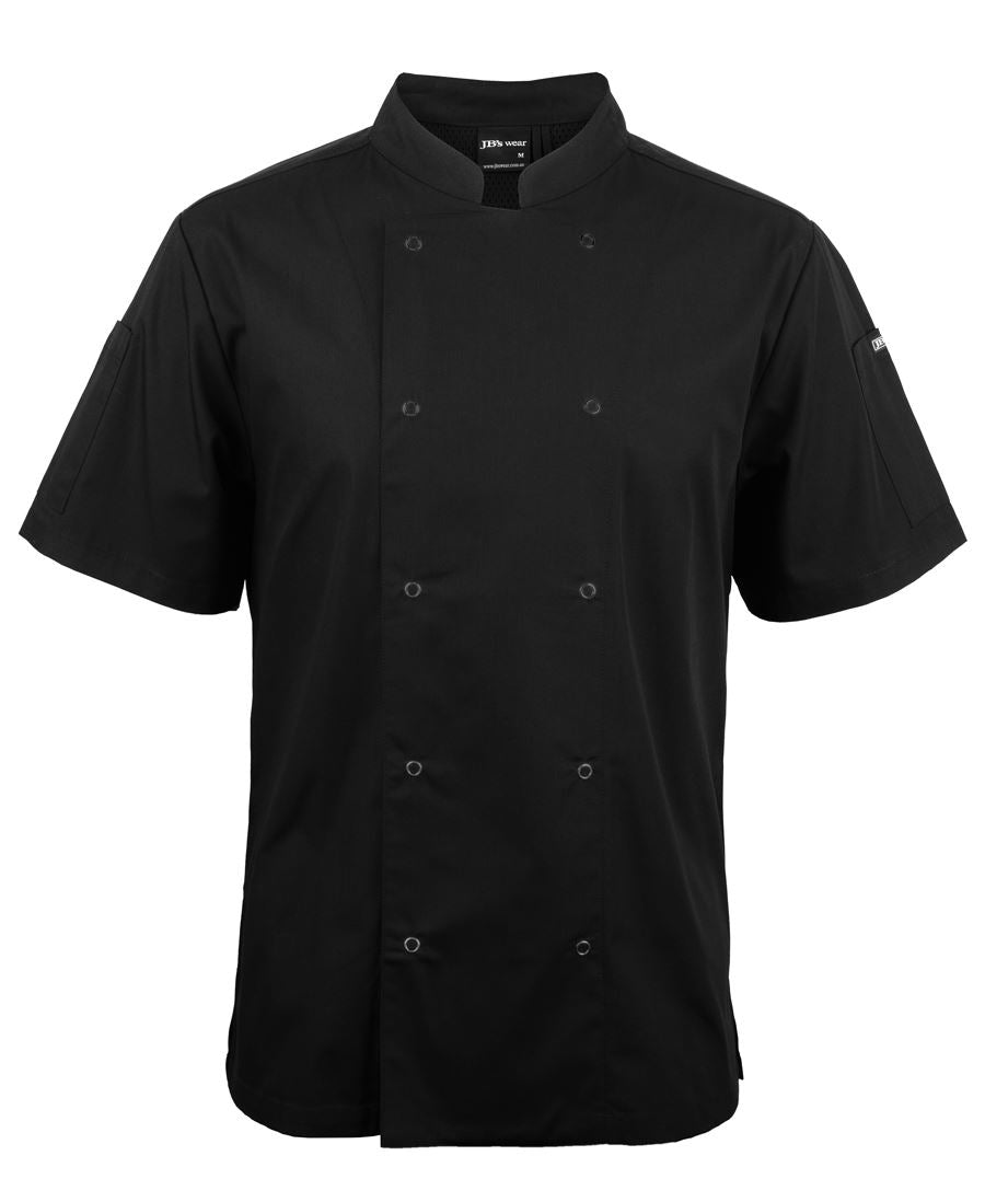 JBs Snap Button Short Sleeve Chef Jacket