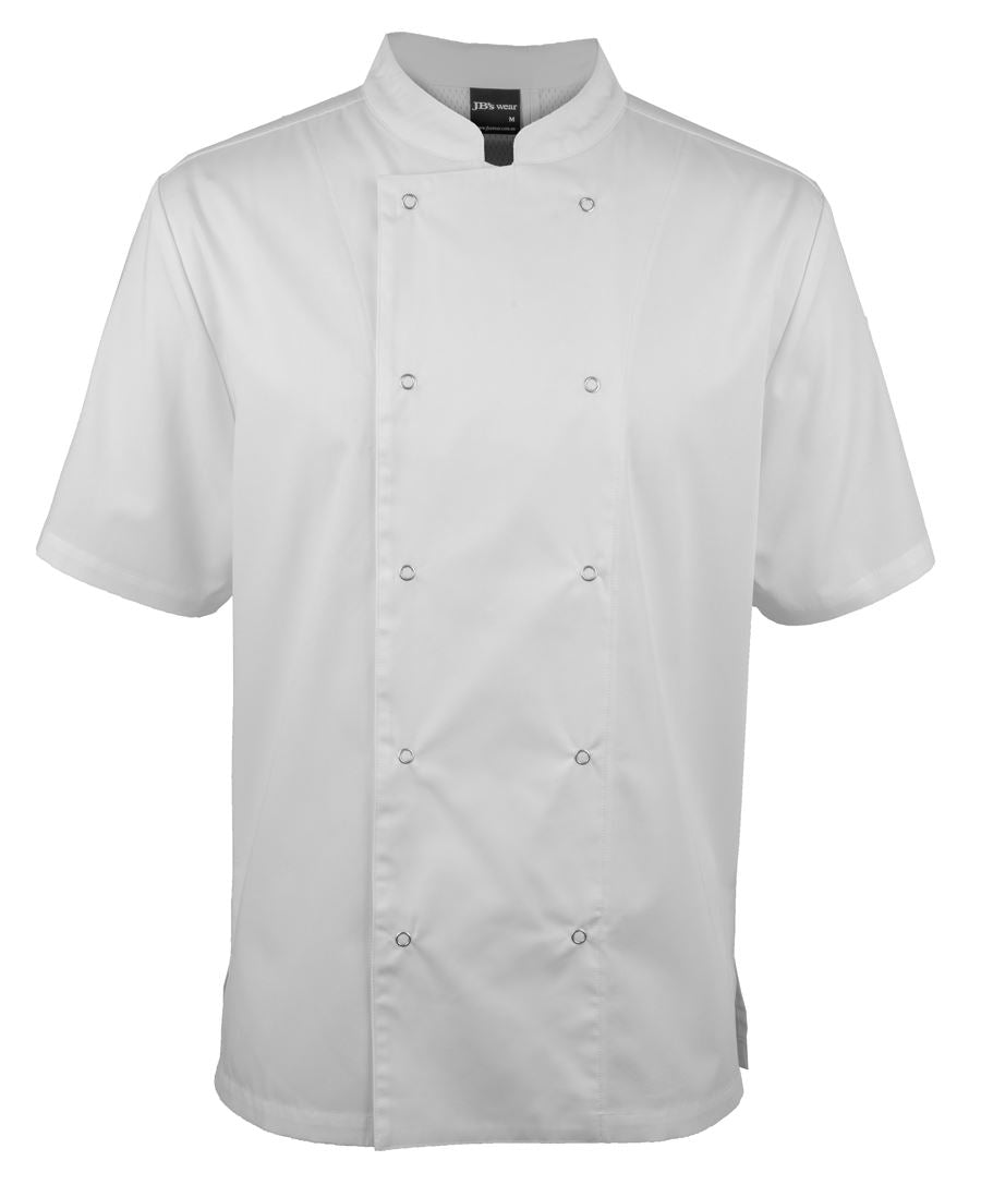 JBs Snap Button Short Sleeve Chef Jacket