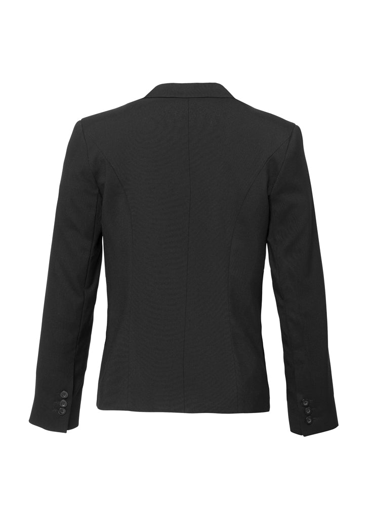 Wool Stretch Womens Reverse Lapel Jacket