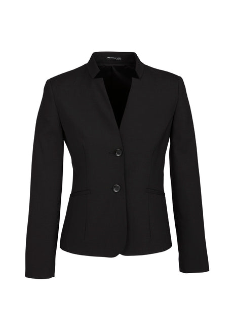 Wool Stretch Womens Reverse Lapel Jacket