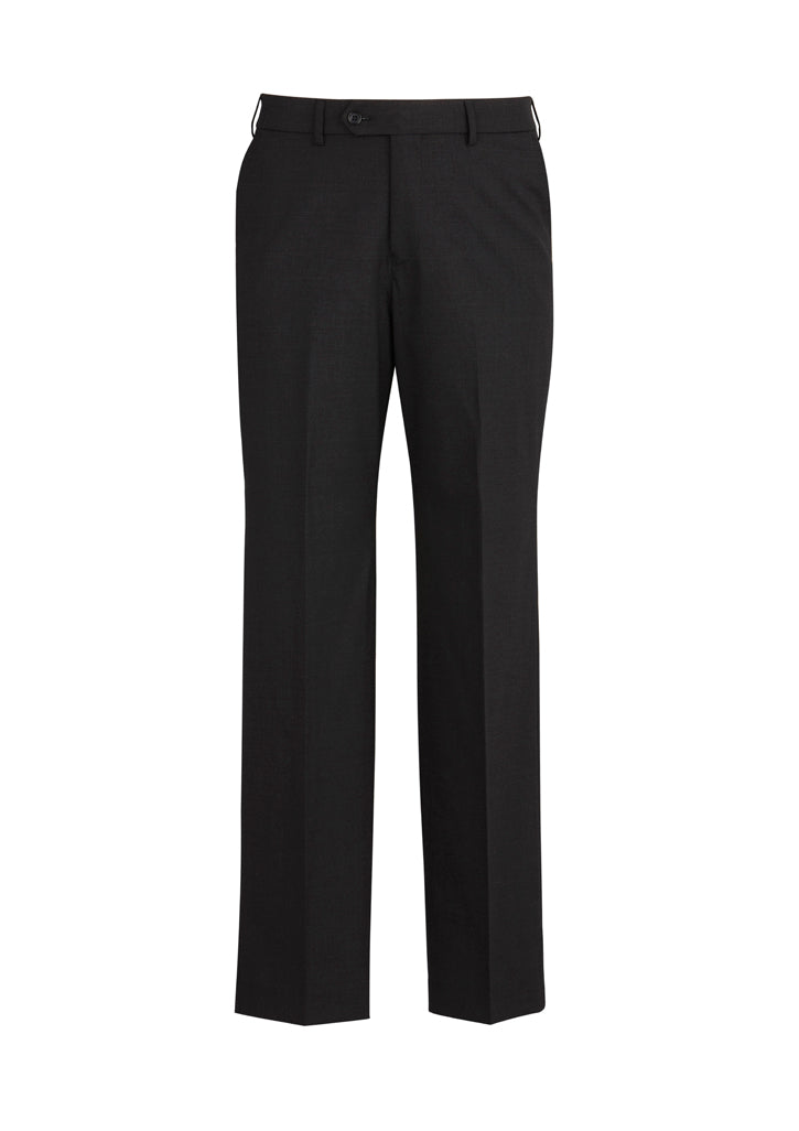 Wool Stretch Mens Flat Front Pant