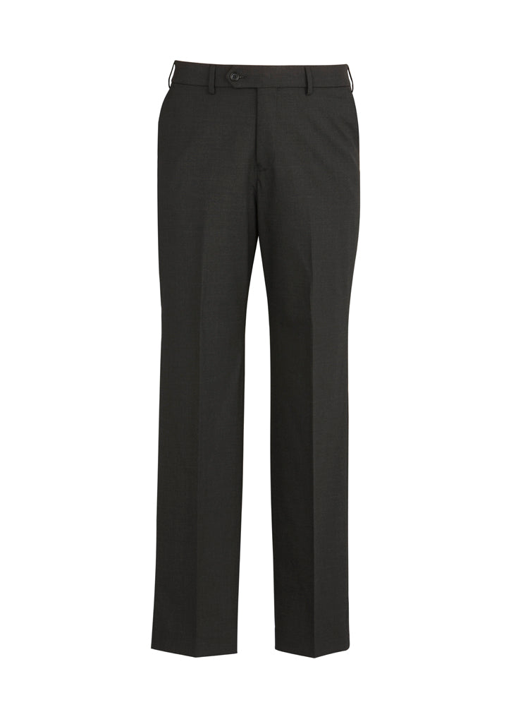 Wool Stretch Mens Flat Front Pant