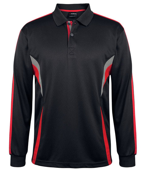 Podium Mens Long Sleeve Cool Polo