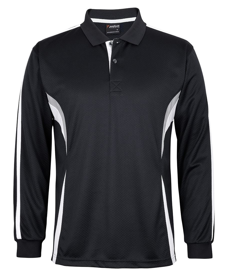 Podium Mens Long Sleeve Cool Polo