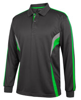 Podium Mens Long Sleeve Cool Polo