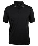 Podium Mens 4 Stripe Stretch Polo