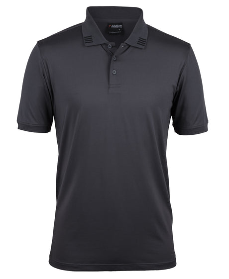 Podium Mens 4 Stripe Stretch Polo