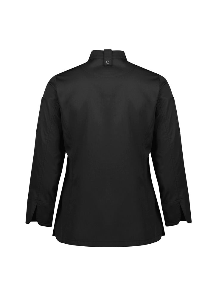 Alfresco Womens Zip Long Sleeve Chef Jacket