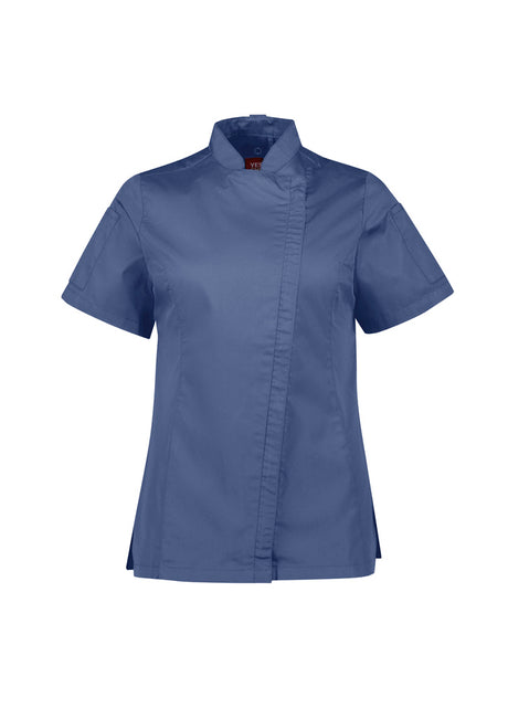 Alfresco Womens Zip Short Sleeve Chef Jacket