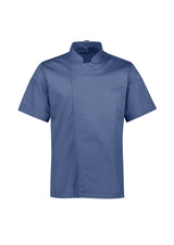 Alfresco Mens Zip Short Sleeve Chef Jacket