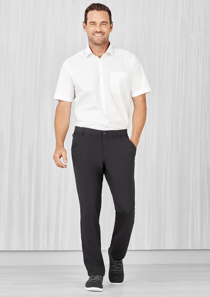 Comfort Waist Mens Straight Leg Pant