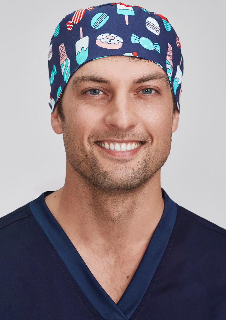 Printed Scrub Cap