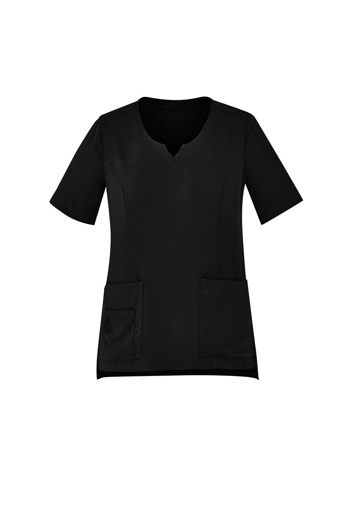 Avery Womens Round Neck Scrub Top