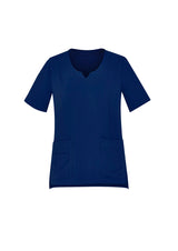 Avery Womens Round Neck Scrub Top