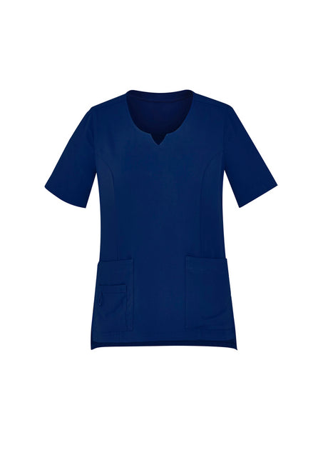 Avery Womens Round Neck Scrub Top