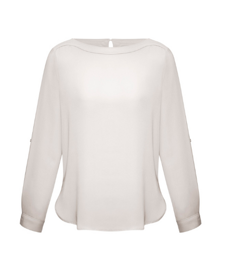 Madison Womens Boatneck Blouse