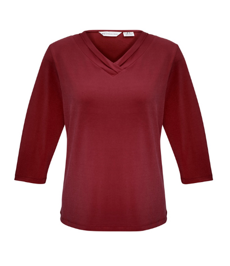 Lana Womens 3/4 Sleeve Top