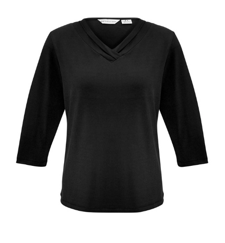 Lana Womens 3/4 Sleeve Top