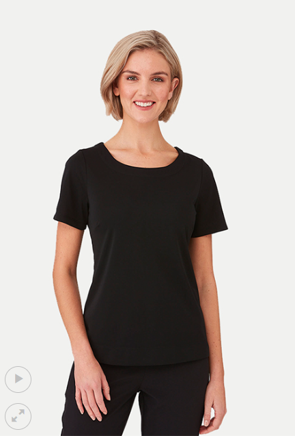 Womens Smartknit Short Sleeve Top