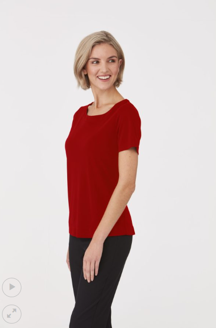 Womens Smartknit Short Sleeve Top