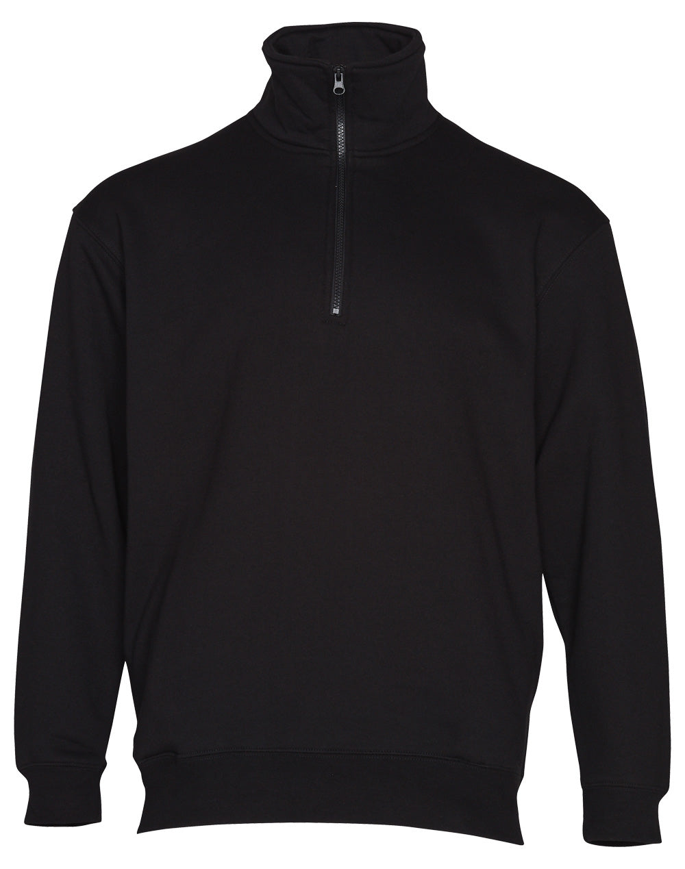 Falcon Mens 1/4 Zip Fleecy Sweat Top