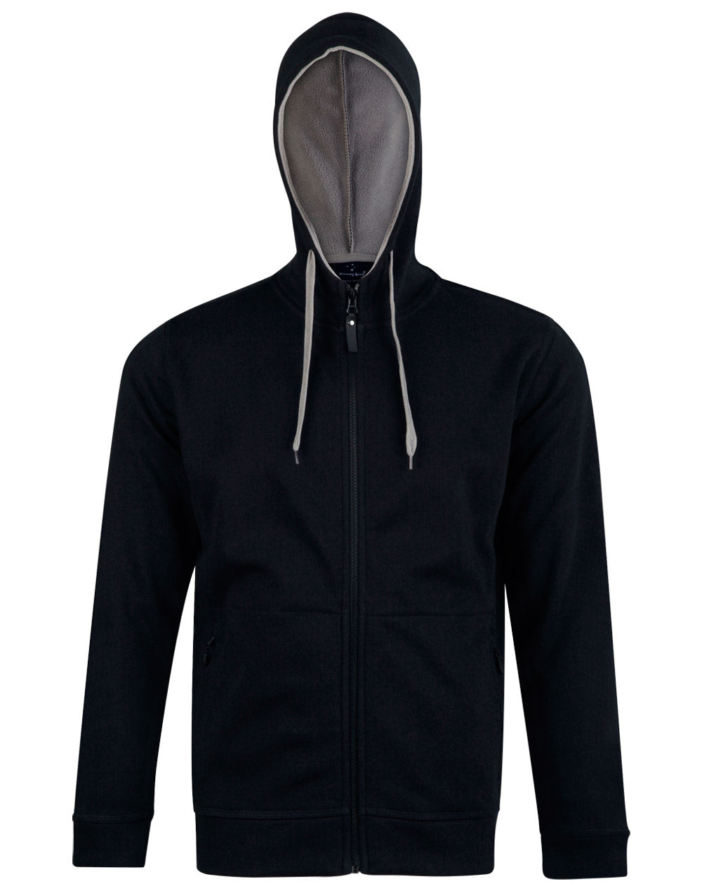 Passion Pursuit Mens Full Zip Contrast Hoodie