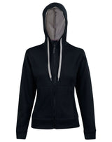 Passion Pursuit Womens Full Zip Contrast Hoodie