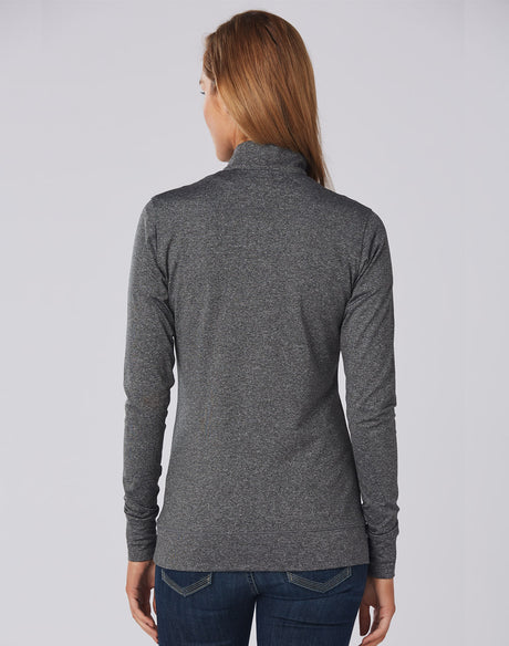 Ultimate Womens 1/2 Zip Long Sleeve Sweat Top