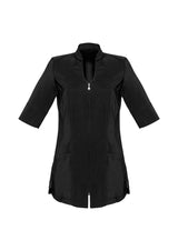 Bliss Womens Zip Front Tunic