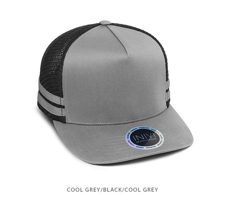 Inivi Striped Trucker Cap