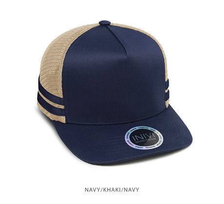 Inivi Striped Trucker Cap