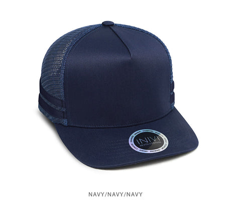 Inivi Striped Trucker Cap