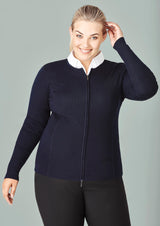 2-Way Zip Womens Cardigan