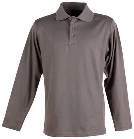 Victory Plus Mens Long Sleeve Polo