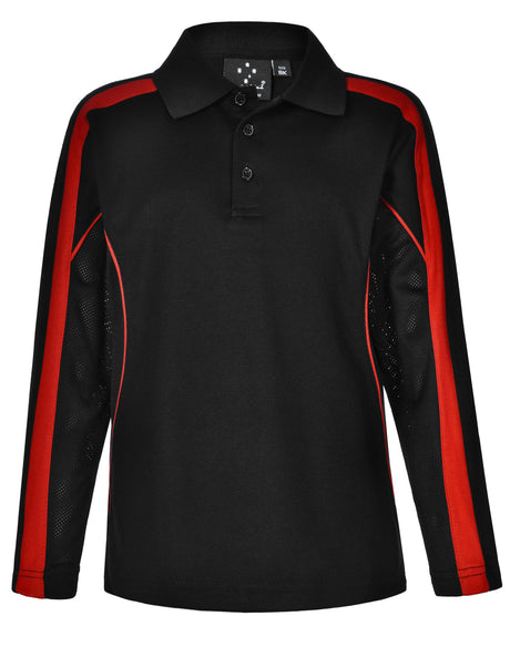 Legend Plus Kids Long Sleeve Polo